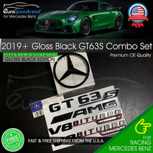 Load image into Gallery viewer, GT63S AMG Star Emblem V8 BiTurbo 4Matic+ Combo Set Badge Mercedes Benz X290 OE