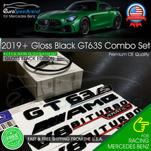 Load image into Gallery viewer, GT63S AMG Star Emblem V8 BiTurbo 4Matic+ Combo Set Badge Mercedes Benz X290 OE