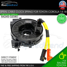 Load image into Gallery viewer, Fit Toyota Corolla Clock Spring 2014 2015 2016 2017 2018 Spiral Cable 8924502080
