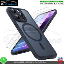 Load image into Gallery viewer, For iPhone 15 Pro Case 14 Max Frosted Mag Safe Shockproof Camera Cover 13 12 11
