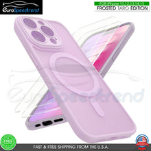 Load image into Gallery viewer, For iPhone 15 Pro Case 14 Max Frosted Mag Safe Shockproof Camera Cover 13 12 11
