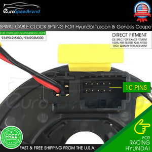 Spiral Cable Clock Spring for Hyundai Tuscon 2011-2015 93490-2M300 Single Wire