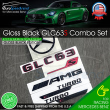 Load image into Gallery viewer, AMG GLC63S SUV TURBO E PERFORMANCE Star Emblem BLACK Combo For Mercedes Benz X254 2025+
