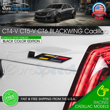 Load image into Gallery viewer, Blackwing Badge Emblem For Cadillac CT4-V CT5-V CT6 Sport Black Color
