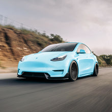 Load image into Gallery viewer, Gloss Carbon Style Front Bumper Lip Spoiler Splitter Tesla Model Y Accessories
