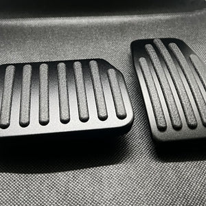 Aluminum Pedal Black Cover Non-Slip Performance Style Pads for Tesla Model 3 Y