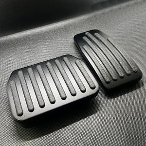 Aluminum Pedal Black Cover Non-Slip Performance Style Pads for Tesla Model 3 Y