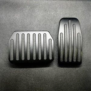 Aluminum Pedal Black Cover Non-Slip Performance Style Pads for Tesla Model 3 Y