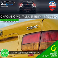 Load image into Gallery viewer, For Honda CIVIC Chrome 1996-2000 Letter Emblem Rear Trunk Lid Sport Badge
