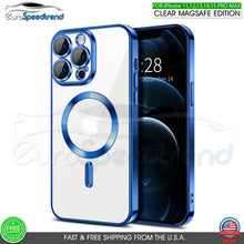 Load image into Gallery viewer, Mag Safe Case For iPhone 11 Pro Max Clear TPU with Camera Lens Cover Shockproof

