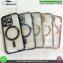 Load image into Gallery viewer, Mag Safe Case For iPhone 11 Pro Max Clear TPU with Camera Lens Cover Shockproof
