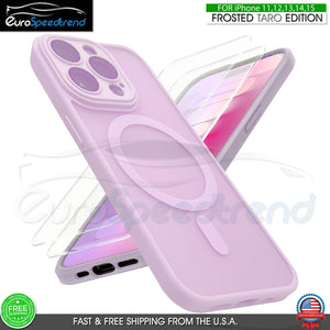 Frosted MagSafe Case For iPhone 13 Pro Max Shockproof Camera Len Cover Heavyduty