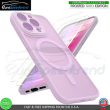 Load image into Gallery viewer, MagSafe Shockproof Frosted Case Cover For iPhone 14 15 Pro Max Plus Camera Cover
