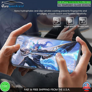 Wholesale Tempered Glass Screen Protector 9H For iPhone 15 14 13 12 11 Pro Max