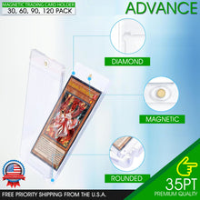 Load image into Gallery viewer, 30 Pack Magnetic Trading Sports Card Holders 35pt One-Touch UV Protection YUGIOH
