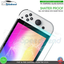 Load image into Gallery viewer, For Nintendo Switch OLED 2-Pack Tempered Glass Screen Protector 2021 9H
