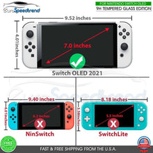 Load image into Gallery viewer, For Nintendo Switch OLED 2-Pack Tempered Glass Screen Protector 2021 9H
