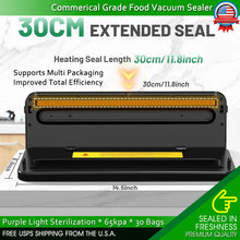Load image into Gallery viewer, Commercial Vacuum Sealer Machine Seal a Meal Food Saver System With 30 Free Bags
