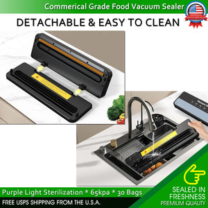 Commercial Vacuum Sealer Machine Seal a Meal Food Saver System With 30 Free Bags