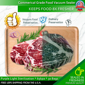 Commercial Vacuum Sealer Machine Seal a Meal Food Saver System With 30 Free Bags