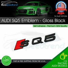 Load image into Gallery viewer, Audi SQ5 Gloss Black Emblem 3D Badge Rear Trunk Tailgate for Audi S Line Logo Q5
