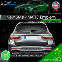 Load image into Gallery viewer, 4Matic Trunk Emblem Chrome 3D Tailgate Lid OEM Logo Badge AMG New Style Modified
