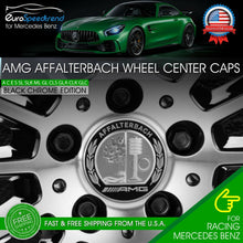 Load image into Gallery viewer, AMG Affalterbach Wheel Center Caps Emblem 75MM Mercedes Benz Wreath Rim 4 PCS OE
