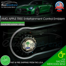 Load image into Gallery viewer, 29mm Affalterbach AMG Color Tree 3D Multimedia Control Emblem Interior Badge
