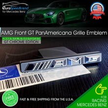 Load image into Gallery viewer, AMG Emblem GT PanAmericana Front Grille Chrome Badge Mercedes Benz C43 E43 GL63
