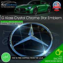 Load image into Gallery viewer, Crystal Style AMG Front Grill Emblem Black Mirror Star Mercedes Benz GLC GLE GLS
