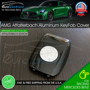 AMG Key Cover 2020 Affalterbach Emblem Remote Fob Aluminum Silver Mercedes Benz