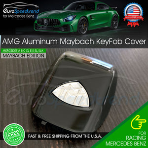 MAYBACH Key Cover AMG 2020 Emblem Remote Fob Aluminum Silver Mercedes Benz OEM
