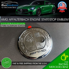 Load image into Gallery viewer, AMG Engine Start Stop Button Emblem Affalterbach Tree Aluminum 3D 37mm Benz C
