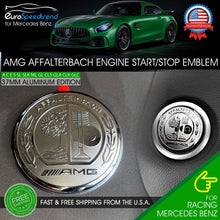 Load image into Gallery viewer, AMG Engine Start Stop Button Emblem Affalterbach Tree Aluminum 3D 37mm Benz C
