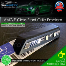 Load image into Gallery viewer, AMG Front Grille Emblem E63 E43 Mercedes Benz Radiator Chrome Badge W213 2016 OE
