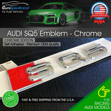 Load image into Gallery viewer, Audi SQ5 Chrome Emblem 3D Badge Rear Trunk Tailgate for Audi S Line Logo Q5 OE
